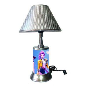 K-POP DEMON HUNTERS lamp with chrome finish shade